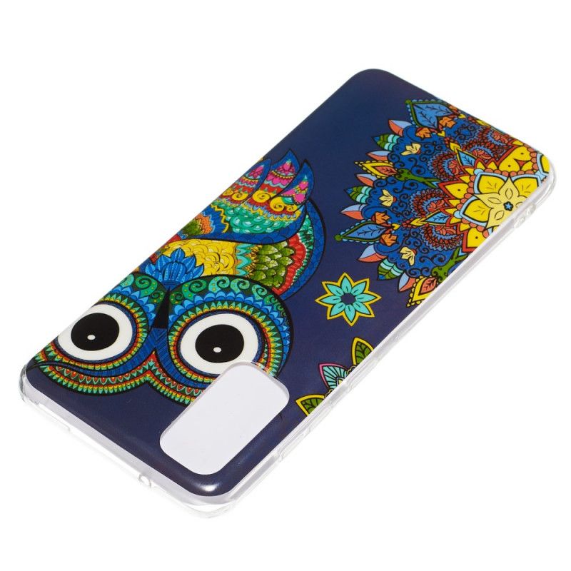 Case Kuoret Samsung Galaxy S20 Puhelinkuoret Fluoresoiva Mandalapöllö