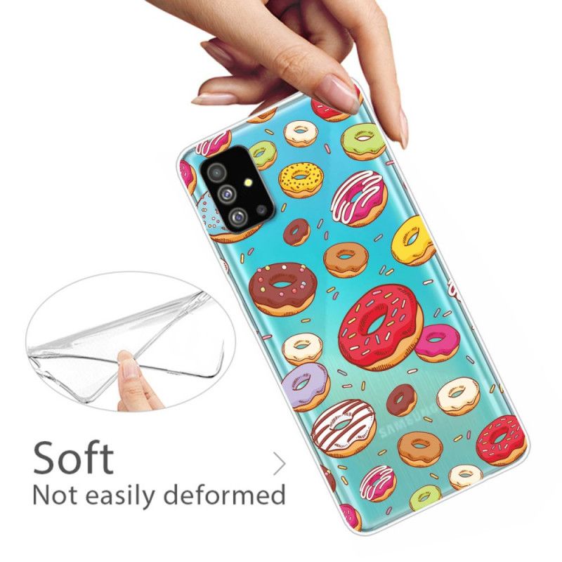 Case Kuoret Samsung Galaxy S20 Puhelinkuoret Rakkaus Munkkeja