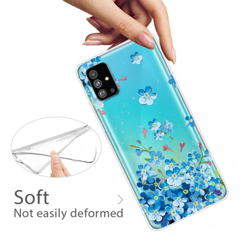 Case Kuoret Samsung Galaxy S20 Puhelinkuoret Sinisiä Kukkia