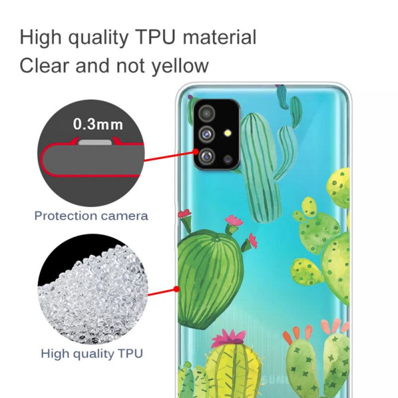 Case Kuoret Samsung Galaxy S20 Puhelinkuoret Vesiväri Kaktus