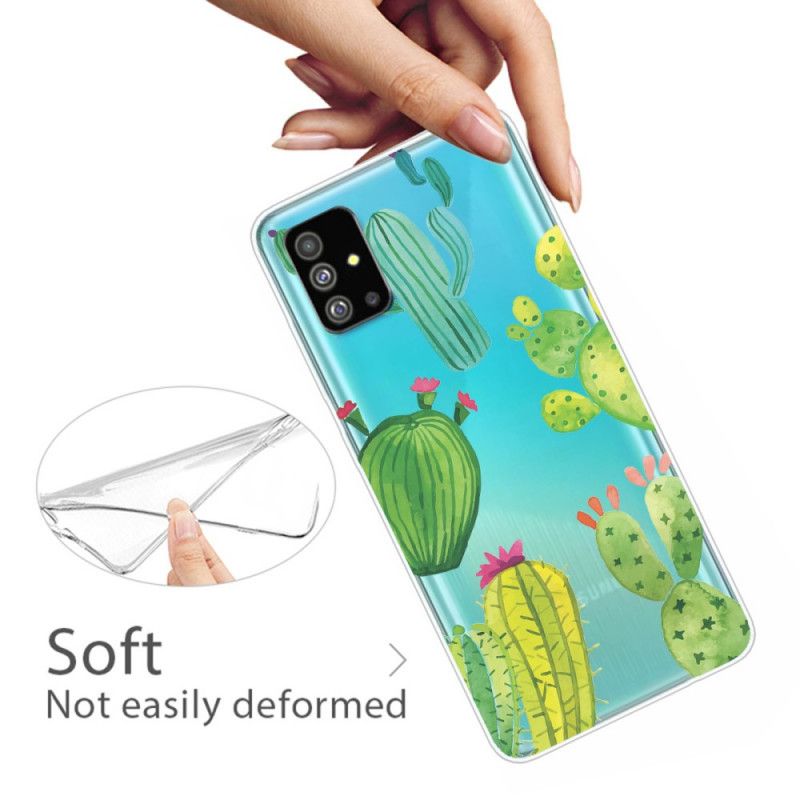 Case Kuoret Samsung Galaxy S20 Puhelinkuoret Vesiväri Kaktus