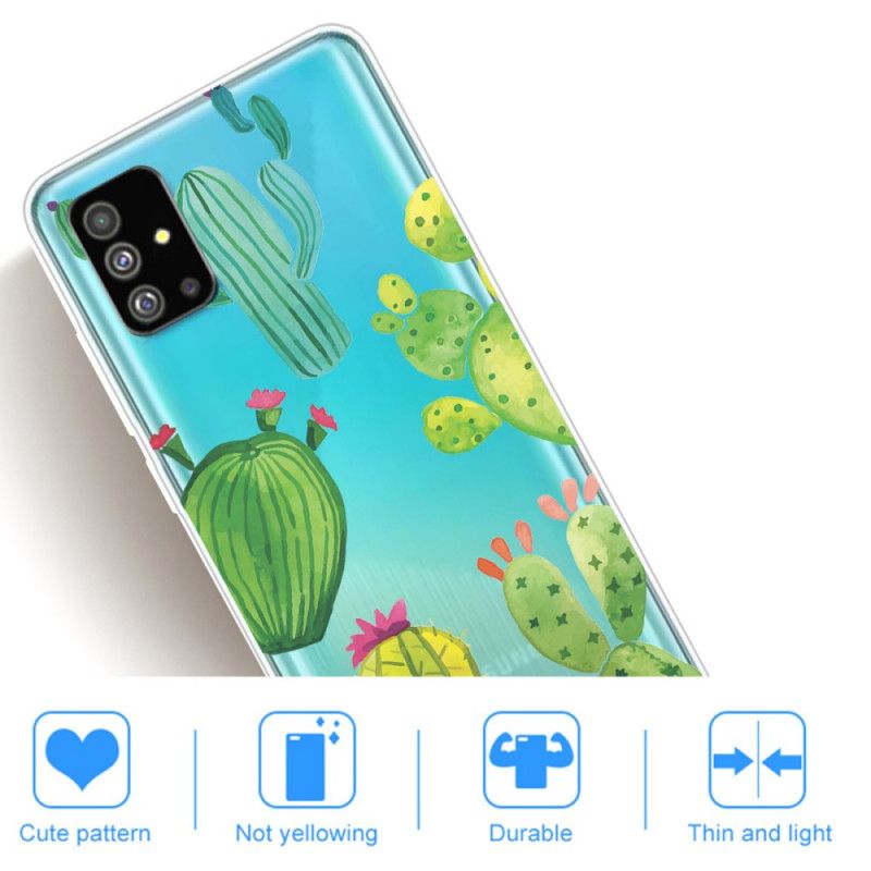 Case Kuoret Samsung Galaxy S20 Puhelinkuoret Vesiväri Kaktus