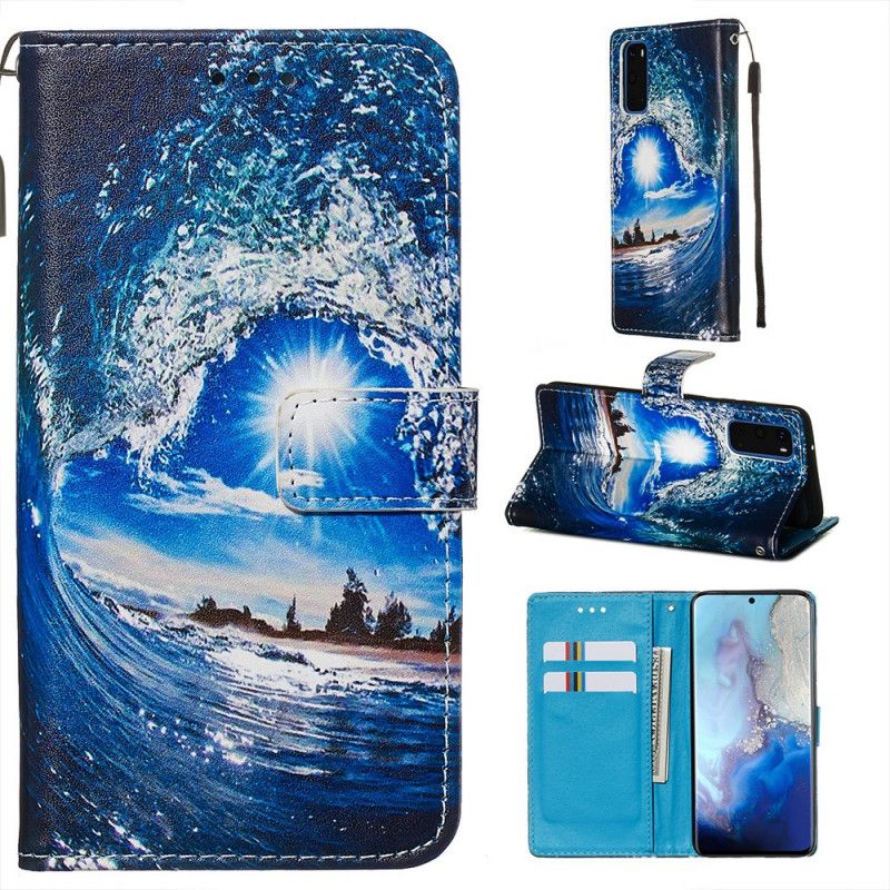 Flip Case Samsung Galaxy S20 Rakasta Aalto