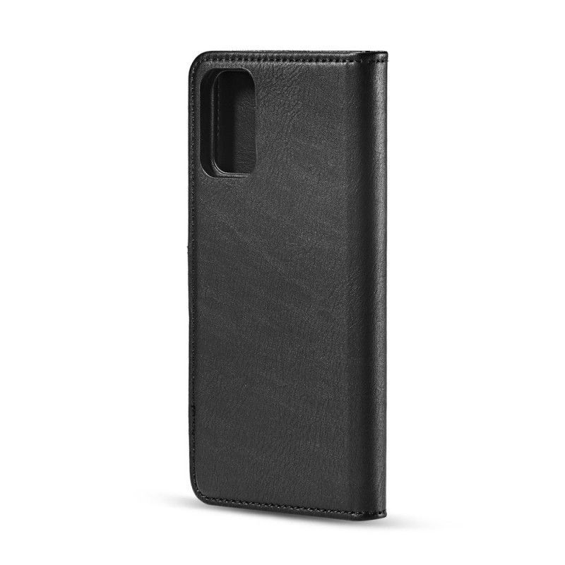 Flip Case Samsung Galaxy S20 Ruskea Musta Irrotettava Kuori