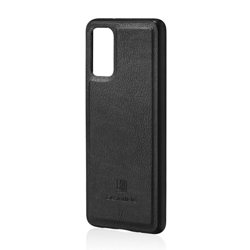 Flip Case Samsung Galaxy S20 Ruskea Musta Irrotettava Kuori