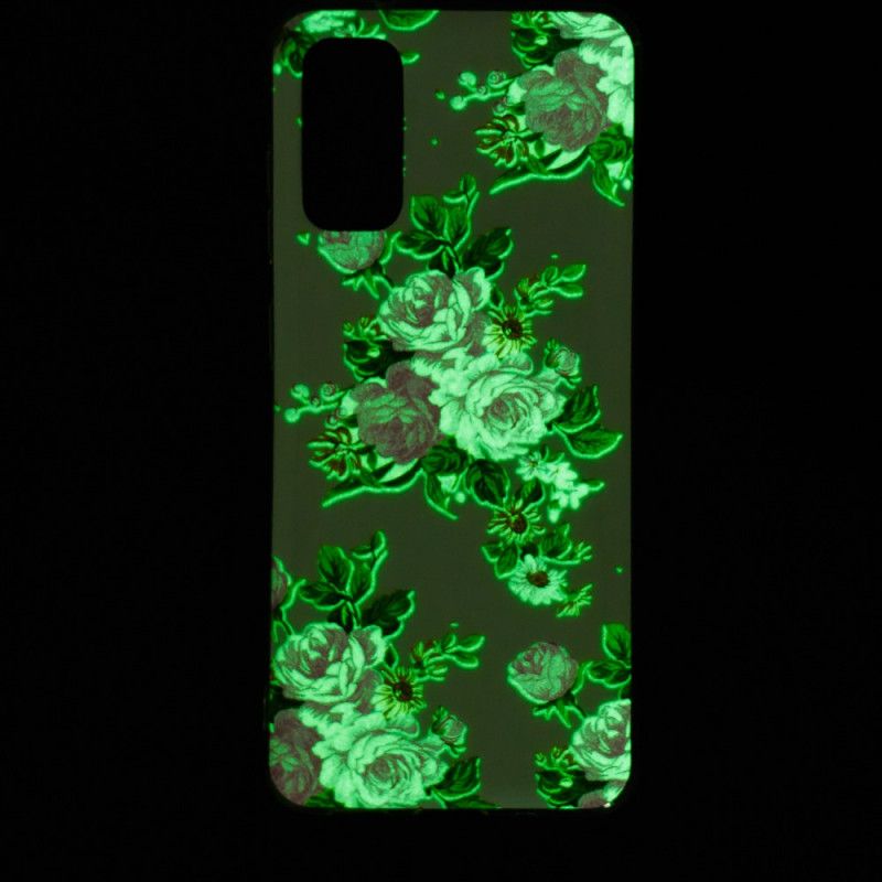 Kuori Samsung Galaxy S20 Fluoresoivat Vapauden Kukat