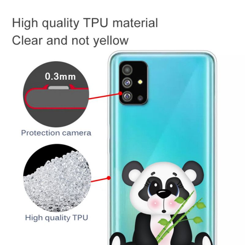 Kuori Samsung Galaxy S20 Läpinäkyvä Surullinen Panda