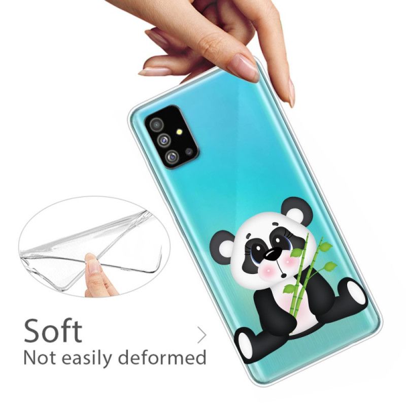 Kuori Samsung Galaxy S20 Läpinäkyvä Surullinen Panda