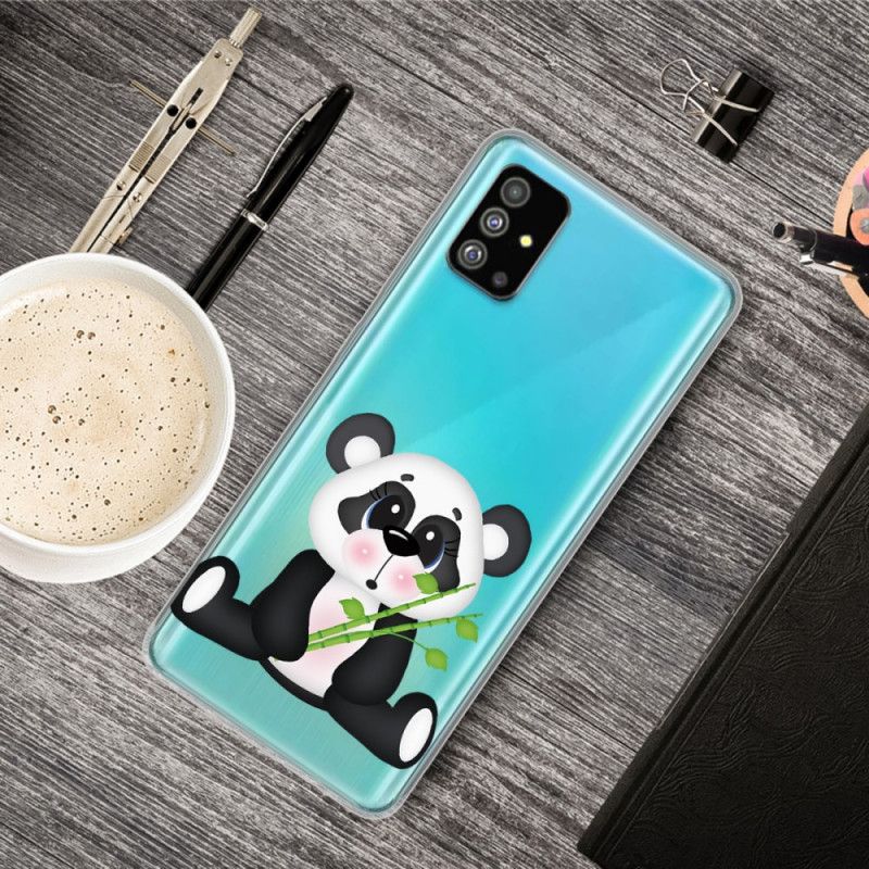 Kuori Samsung Galaxy S20 Läpinäkyvä Surullinen Panda