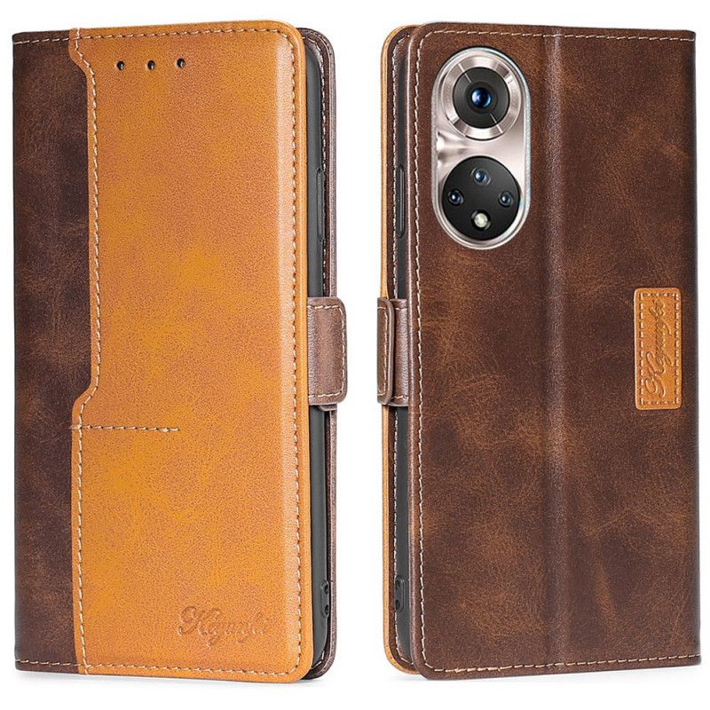 Flip Kotelot Huawei Nova 9 Pro / Honor 50 Pro Bicolor Faux Leather