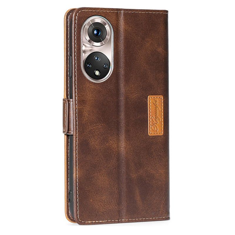 Flip Kotelot Huawei Nova 9 Pro / Honor 50 Pro Bicolor Faux Leather