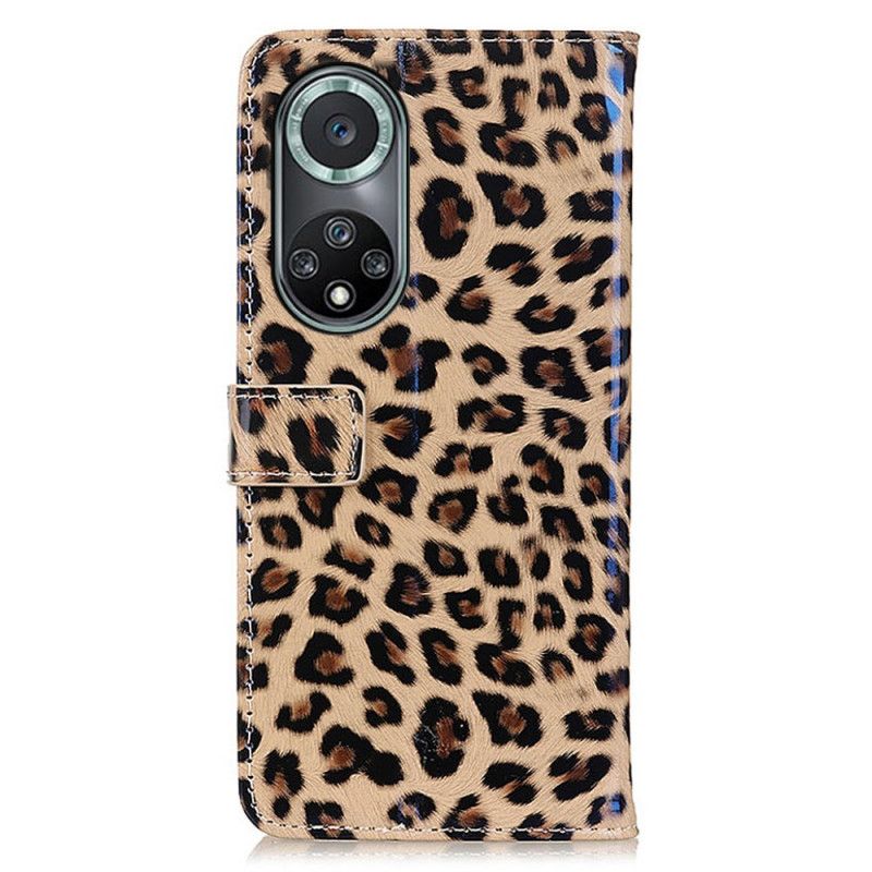 Flip Kotelot Huawei Nova 9 Pro / Honor 50 Pro Simple Leopard Suojakuori