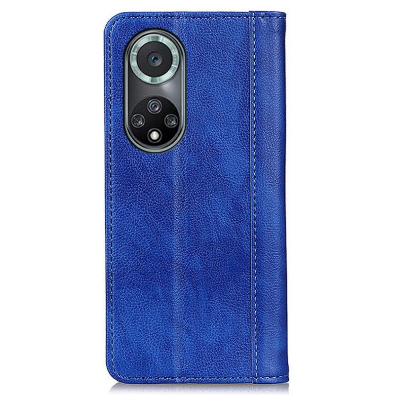 Nahkakuori Flip Kotelot Huawei Nova 9 Pro / Honor 50 Pro Puhelinkuoret Elegance Haljattu Litsi-nahka