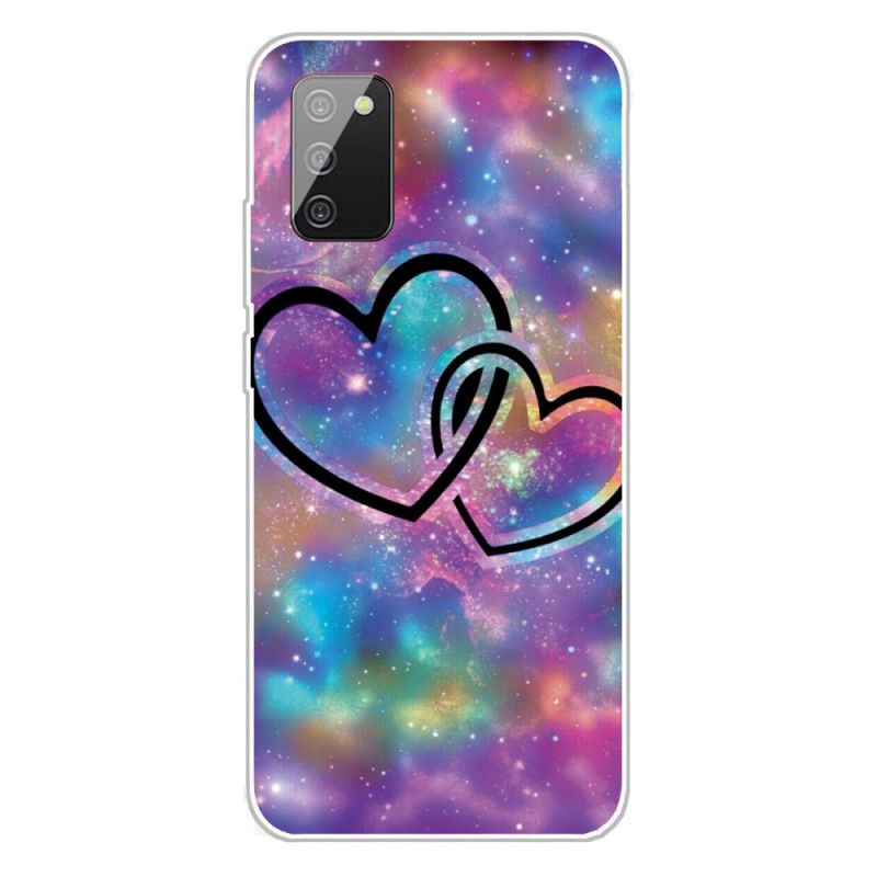 Case Kuoret Samsung Galaxy A02s Puhelinkuoret Ketjutetut Sydämet