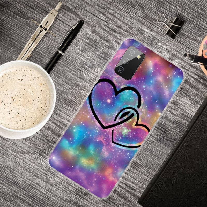 Case Kuoret Samsung Galaxy A02s Puhelinkuoret Ketjutetut Sydämet