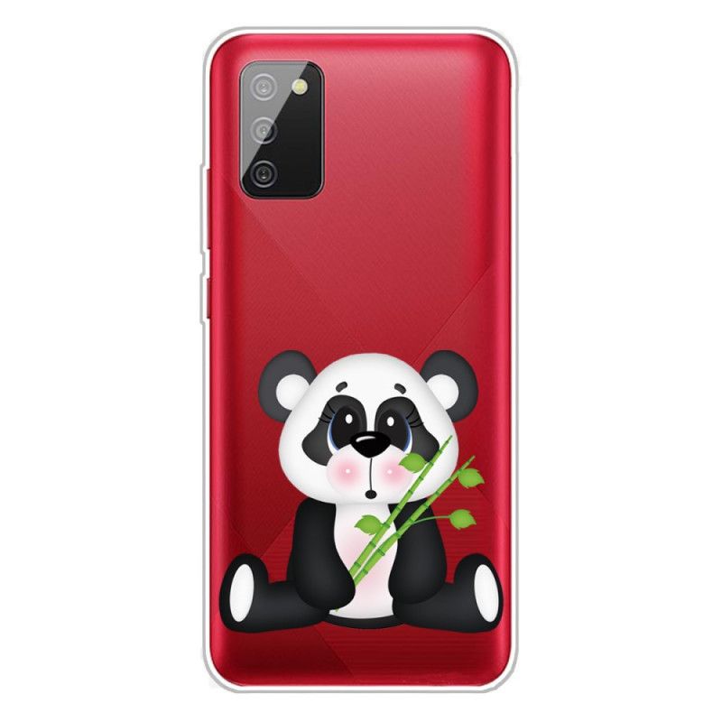 Kuori Samsung Galaxy A02s Puhelinkuoret Läpinäkyvä Surullinen Panda