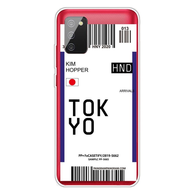 Kuori Samsung Galaxy A02s Tummansininen Tummansininen Maihinnousukortti Tokio