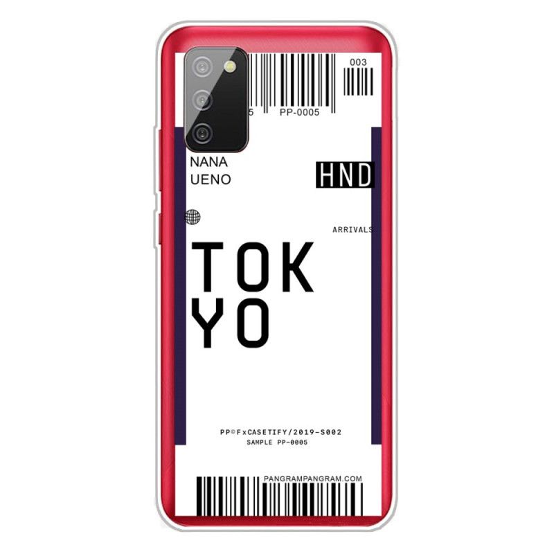 Kuori Samsung Galaxy A02s Tummansininen Tummansininen Maihinnousukortti Tokio