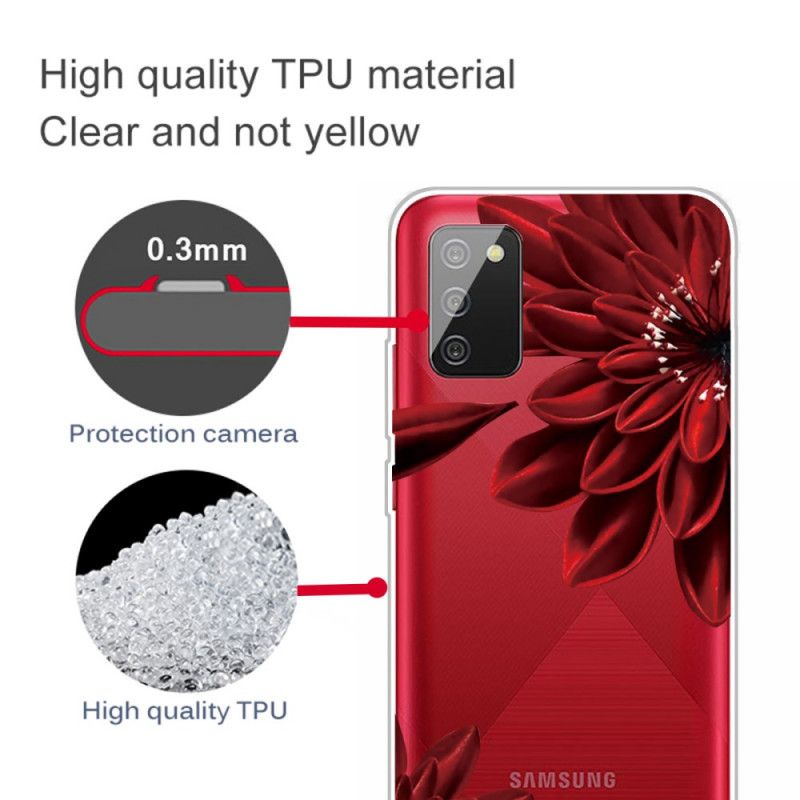 Kuori Samsung Galaxy A02s Villikukkia Suojakuori