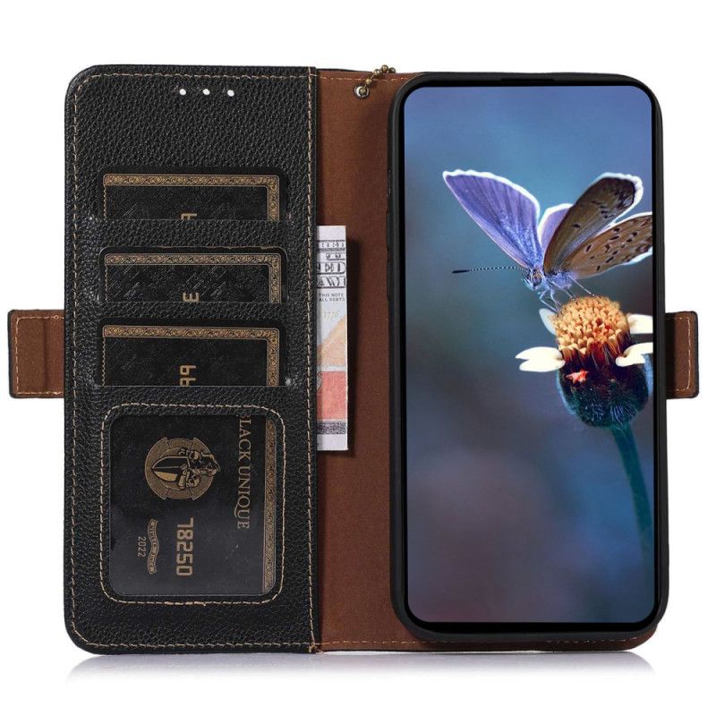 Kotelot Xiaomi Redmi Note 13 Pro 4g Litchi Leather Rfid-tekniikka