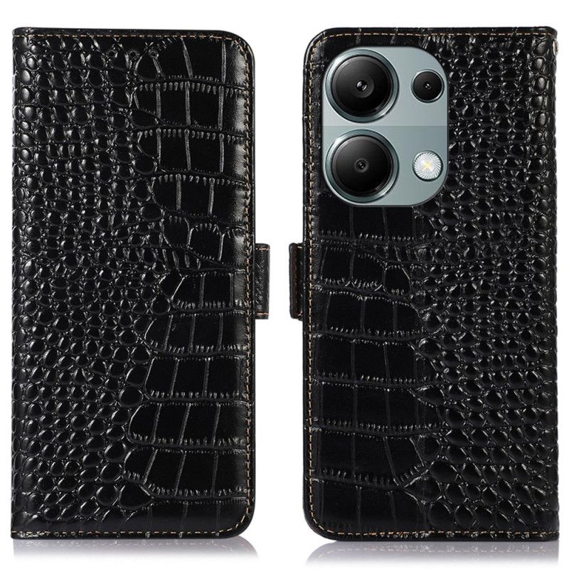 Kotelot Xiaomi Redmi Note 13 Pro 4g Puhelinkuoret Crocodile Design Rfid-estotekniikka