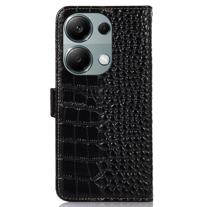 Kotelot Xiaomi Redmi Note 13 Pro 4g Puhelinkuoret Crocodile Design Rfid-estotekniikka