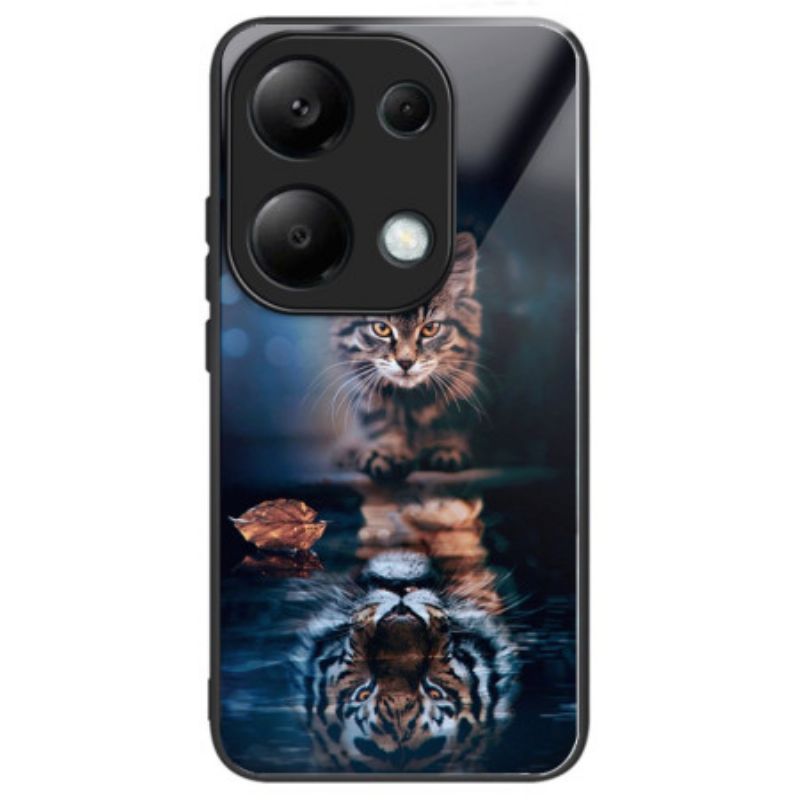 Kuori Xiaomi Redmi Note 13 Pro 4g Cat And Tiger Tempered Glass