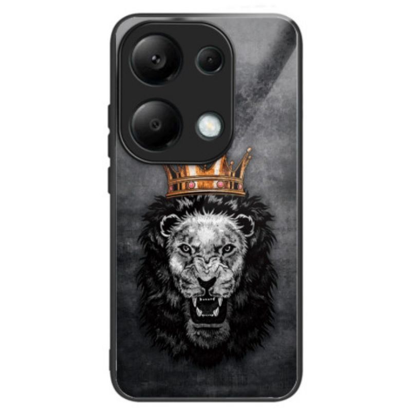 Kuori Xiaomi Redmi Note 13 Pro 4g Crown Lion Karkaistu Lasi