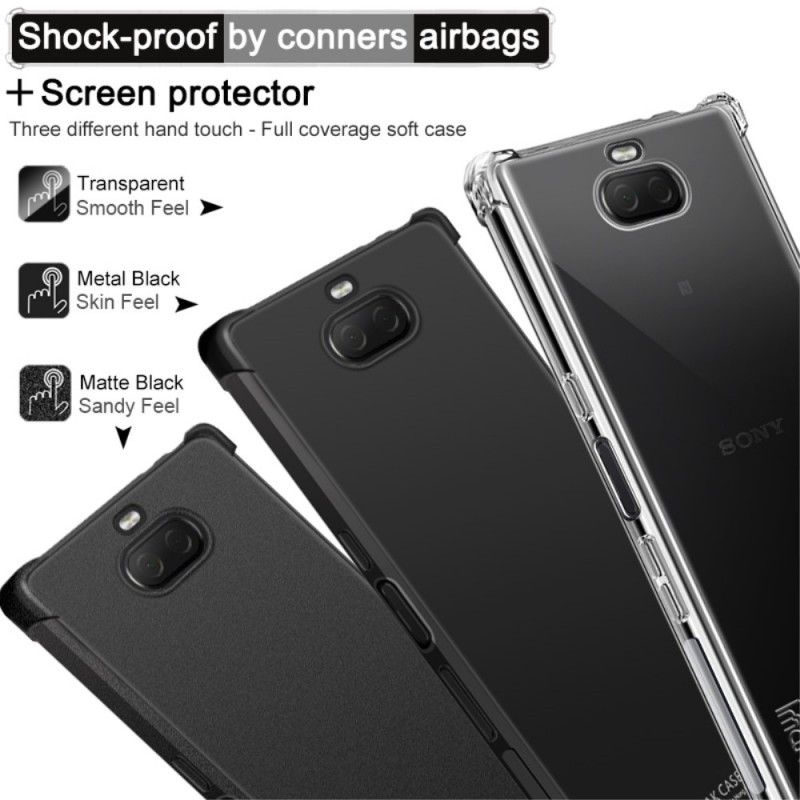 Case Kuoret Sony Xperia 10 Musta Puhelinkuoret Imak Ihon Tunne