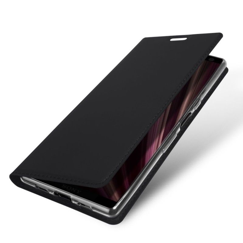 Flip Kotelot Sony Xperia 10 Ruusukulta Tummansininen Puhelinkuoret Ensiluokkainen Sarja