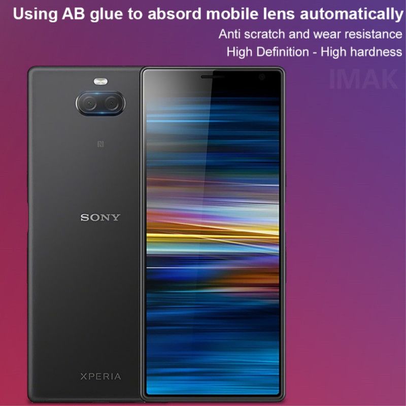 Karkaistu Lasisuoja Sony Xperia 10 Imak -Objektiiville