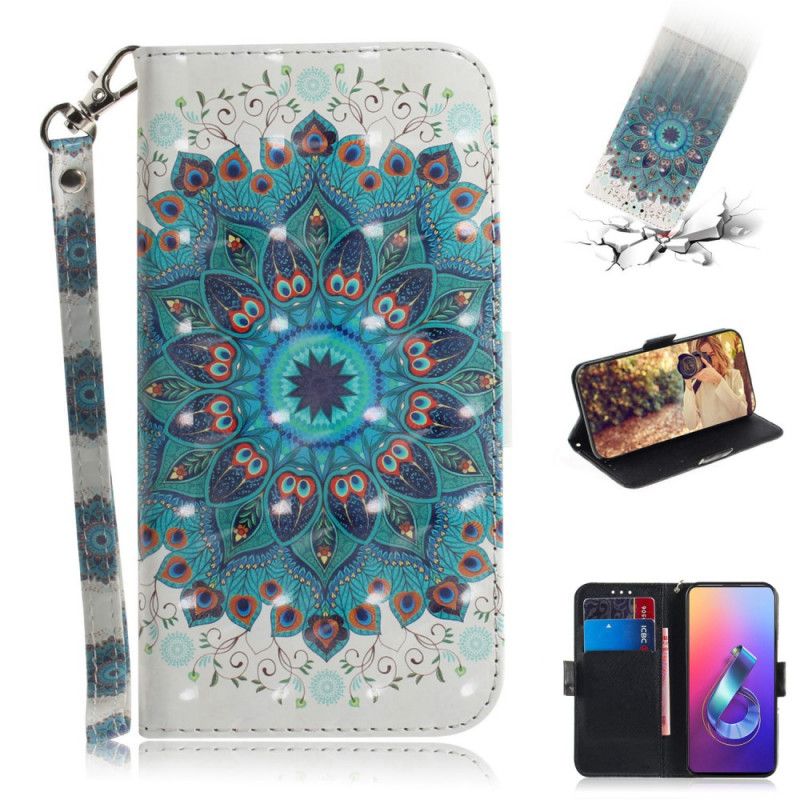 Flip Case Asus ZenFone 6 Mestarillinen Mandala Tangalla