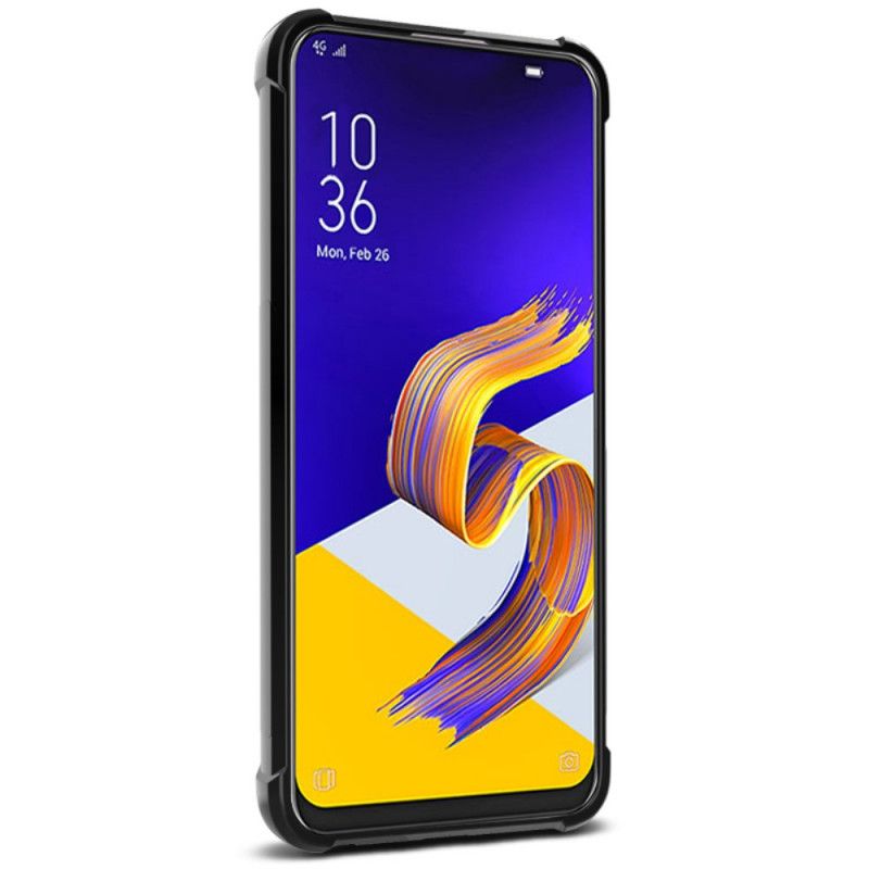 Kuori Asus ZenFone 6 Harjattu Imak-Hiilikuitu Suojakuori