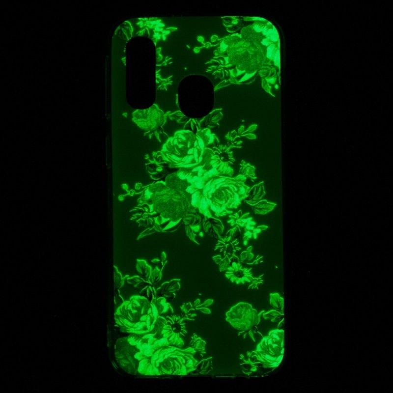 Case Kuoret Samsung Galaxy A40 Puhelinkuoret Fluoresoivat Vapauden Kukat