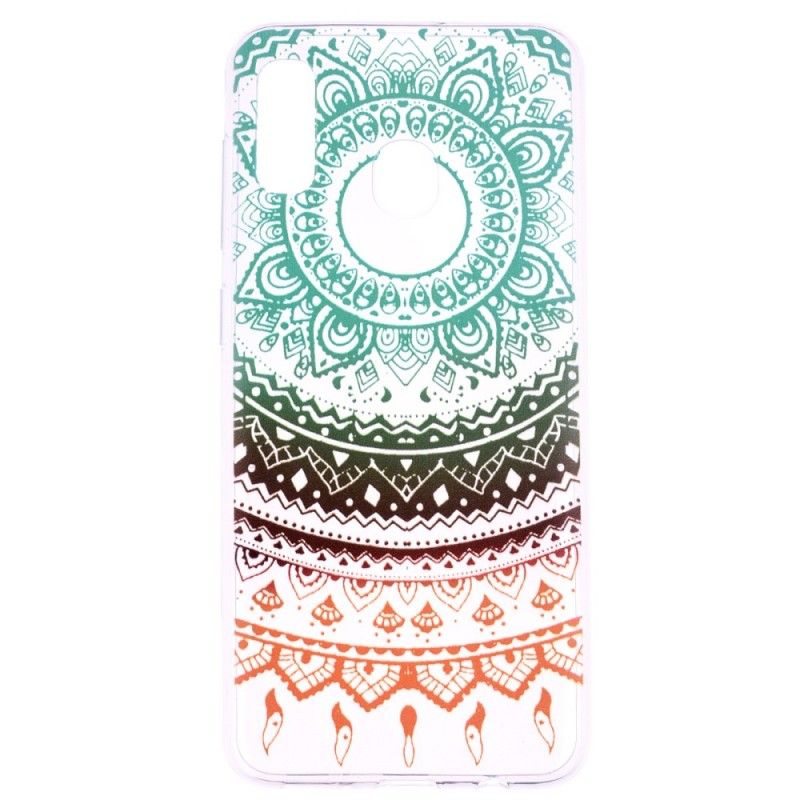 Case Kuoret Samsung Galaxy A40 Puhelinkuoret Läpinäkyvä Värikäs Mandala