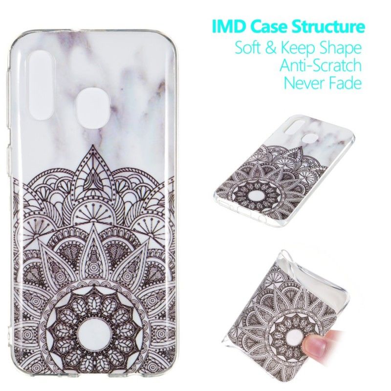 Case Kuoret Samsung Galaxy A40 Puhelinkuoret Marmoroitu Mandala