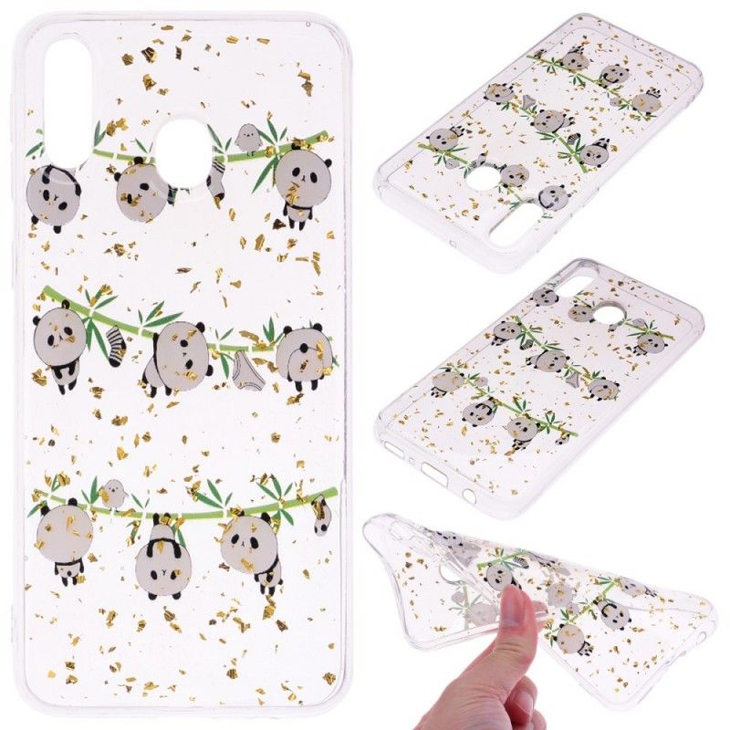 Case Kuoret Samsung Galaxy A40 Puhelinkuoret Pandat Pyykkinarulla