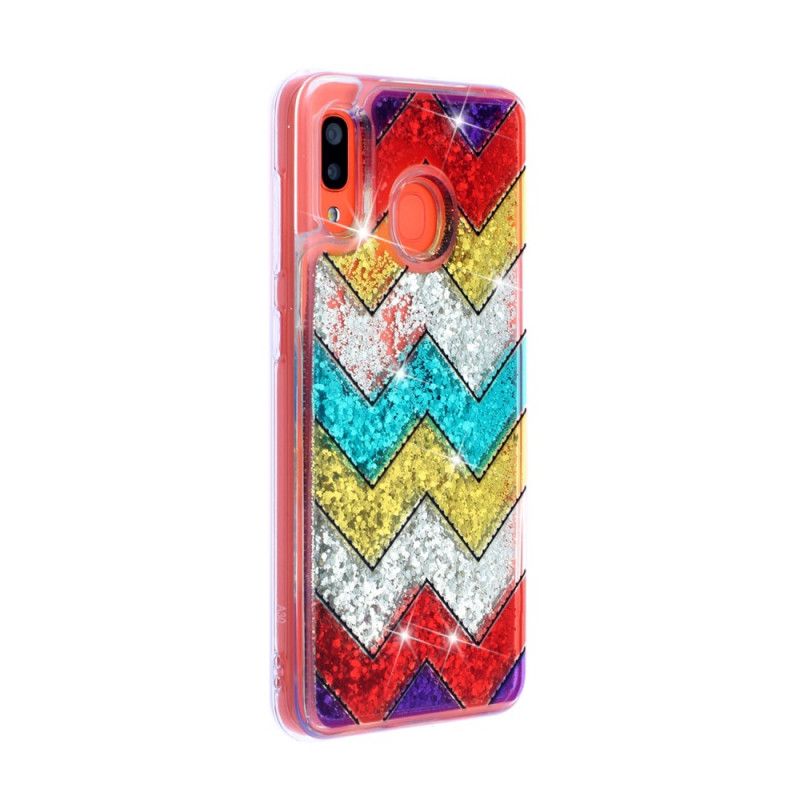 Case Kuoret Samsung Galaxy A40 Puhelinkuoret Siksak-Paljetteja