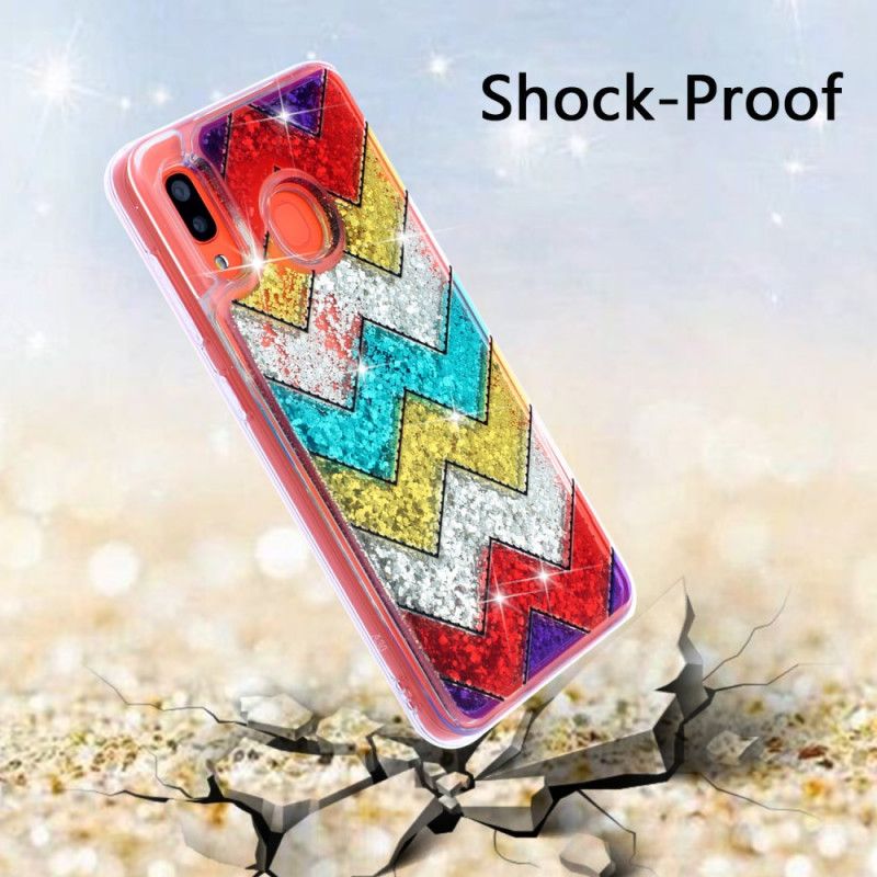 Case Kuoret Samsung Galaxy A40 Puhelinkuoret Siksak-Paljetteja