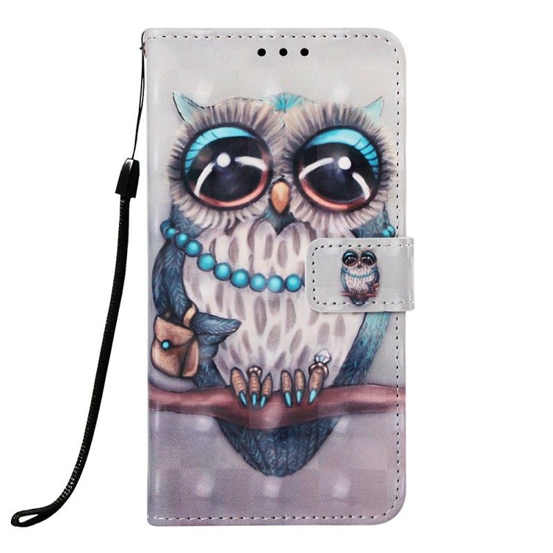 Flip Case Samsung Galaxy A40 Neiti Pöllö