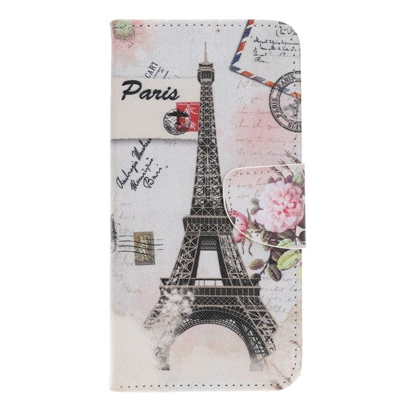 Kotelot Samsung Galaxy A40 Retro Eiffel-Torni