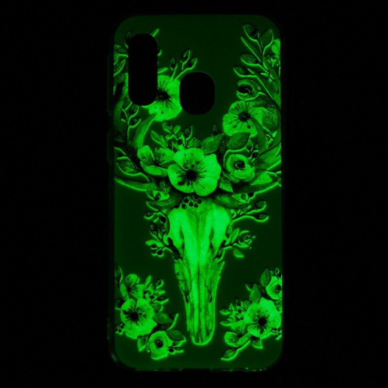 Kuori Samsung Galaxy A40 Fluoresoiva Kukallinen Hirvi Suojakuori