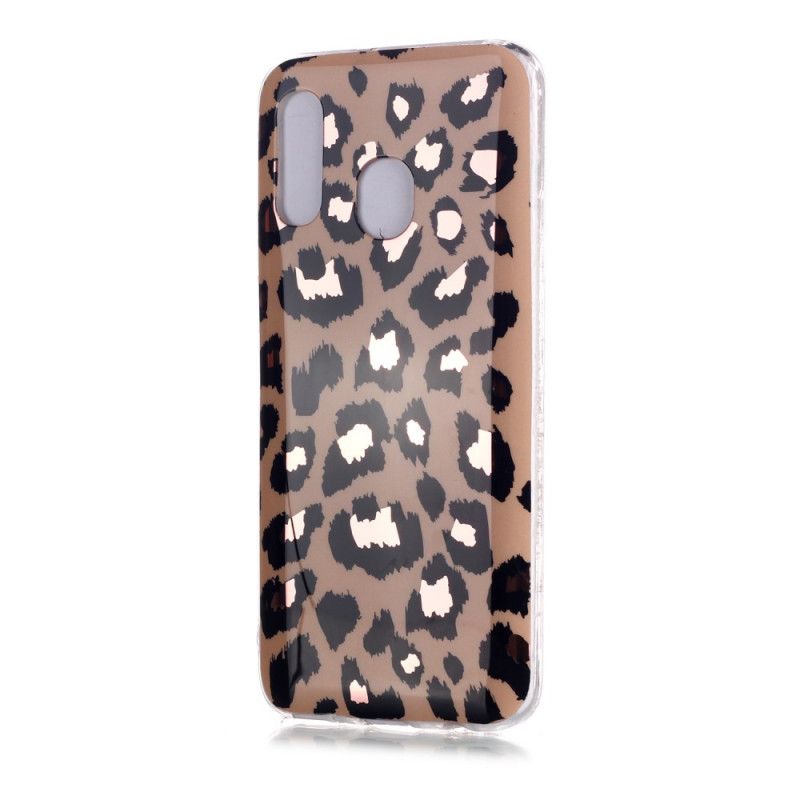 Kuori Samsung Galaxy A40 Leopardityyli Marmori Suojakuori