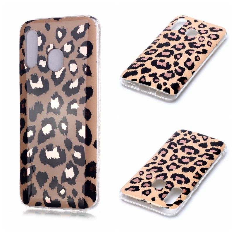 Kuori Samsung Galaxy A40 Leopardityyli Marmori Suojakuori