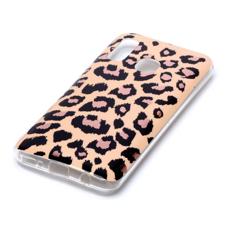 Kuori Samsung Galaxy A40 Leopardityyli Marmori Suojakuori