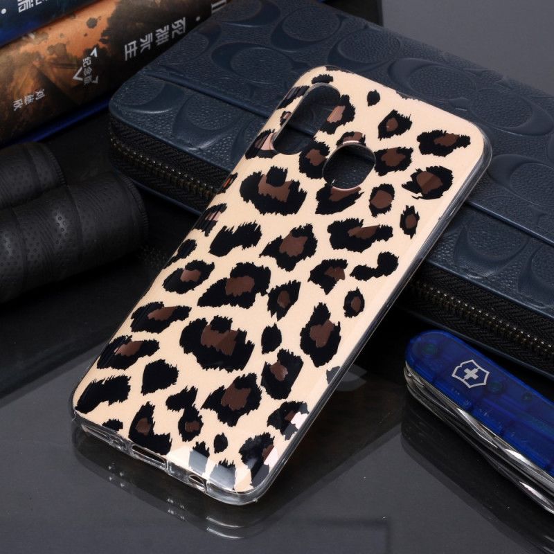 Kuori Samsung Galaxy A40 Leopardityyli Marmori Suojakuori