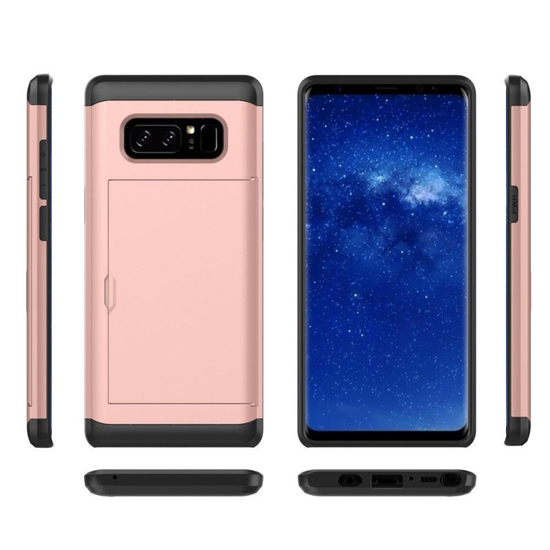 Case Kuoret Samsung Galaxy Note 8 Omenavihreä Musta Puhelinkuoret Jäykkä Räikeä Korttikotelo