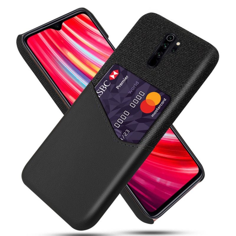 Case Kuoret Xiaomi Redmi Note 8 Pro Harmaa Musta Puhelinkuoret Ksq-Kortin Haltija