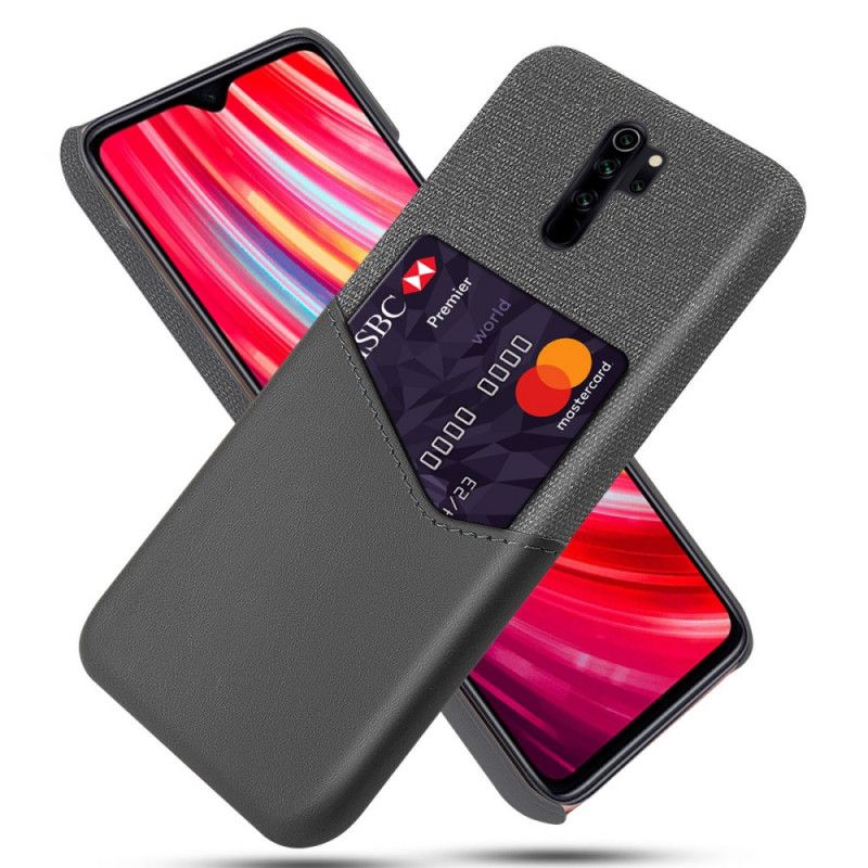 Case Kuoret Xiaomi Redmi Note 8 Pro Harmaa Musta Puhelinkuoret Ksq-Kortin Haltija