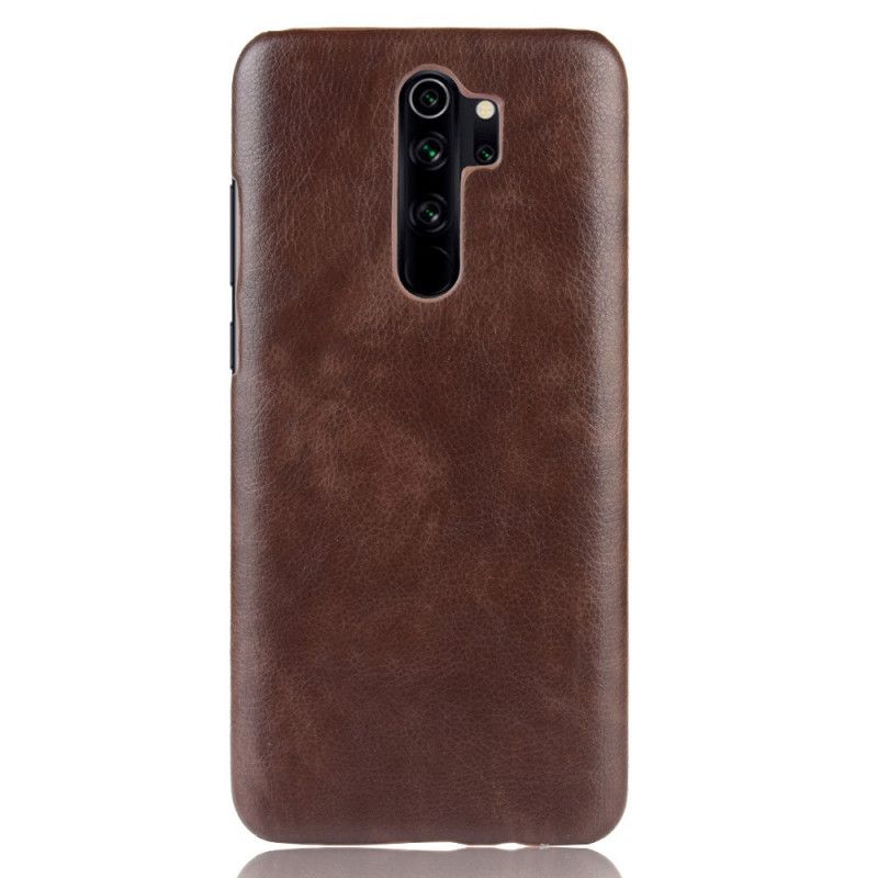 Case Kuoret Xiaomi Redmi Note 8 Pro Harmaa Musta Puhelinkuoret Suorituskykyinen Litsi Nahkainen Vaikutus